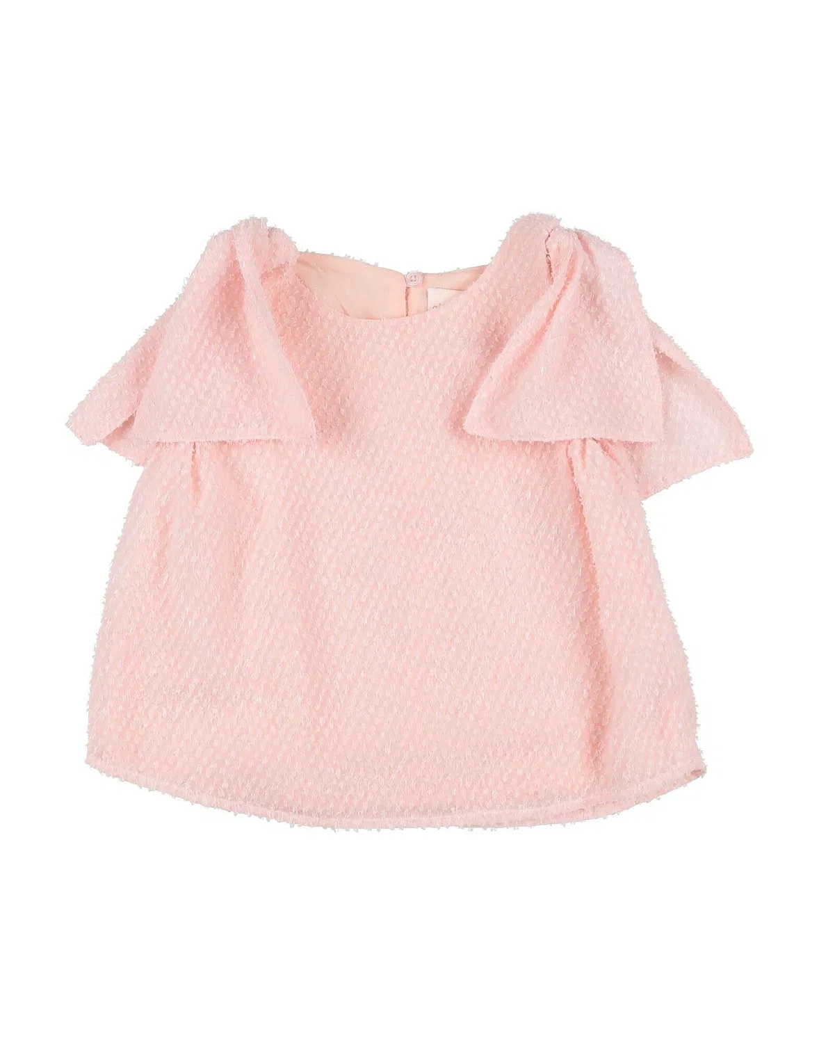 Детская майка для девочек с вырезом Simple Kids, Light Pink