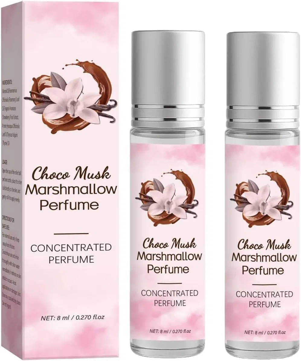 Масло-парфюм ролл-он Chocolate Musk Marshmallow, 8 мл, 2 шт Generic