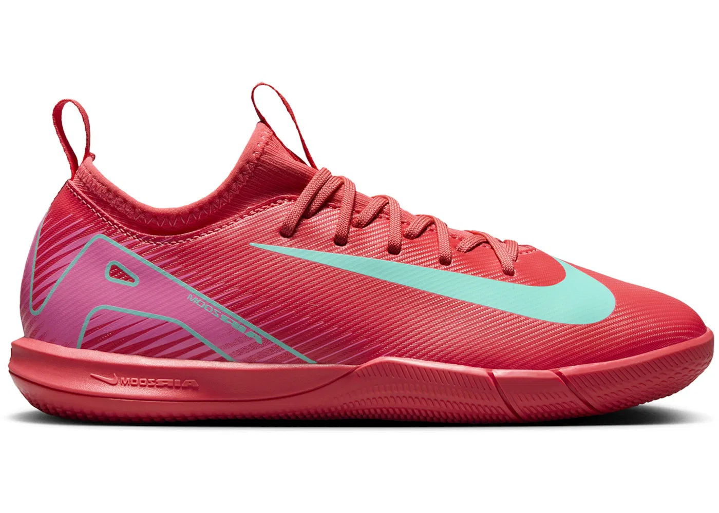 Детские кроссовки для мальчиков Nike Mercurial Vapor 16 Academy IC, Ember Glow Aurora Green