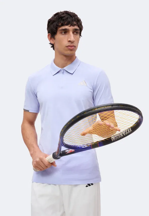 Футболка поло Adidas Performance, фиолетовый — фото 4