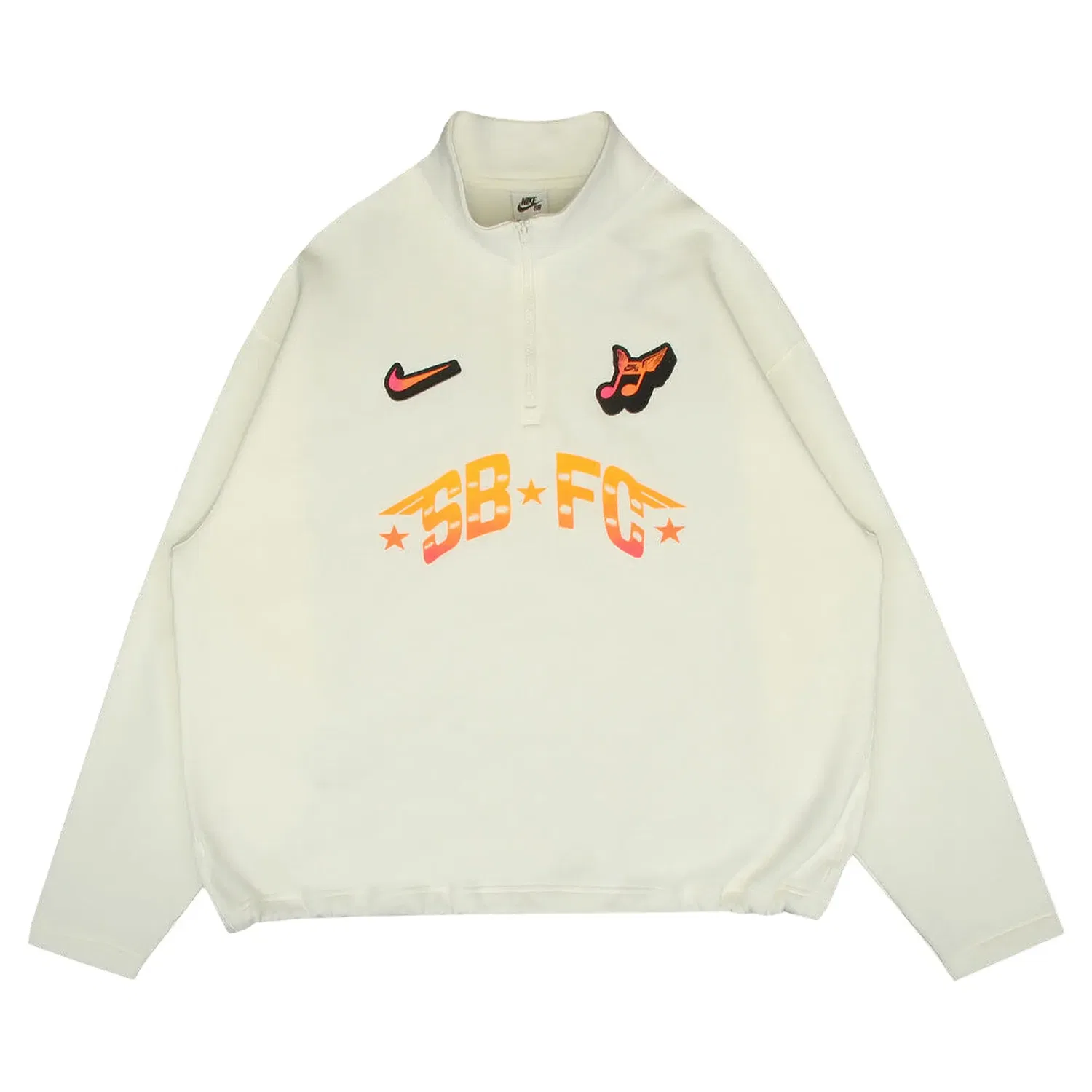 Свитшот на молнии с круглым вырезом Club 58 Nike, Sail