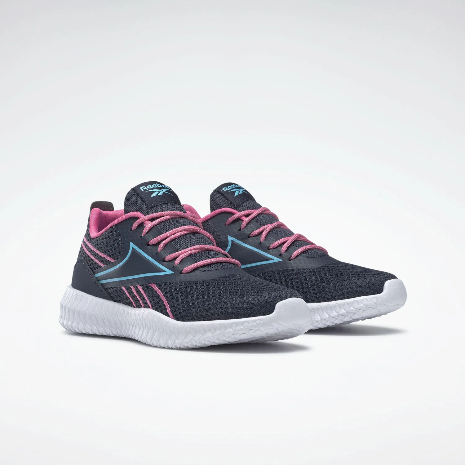 Детские кроссовки с легкой амортизацией Flexagon Energy Reebok, Bunt Navyblau Blau — фото 4