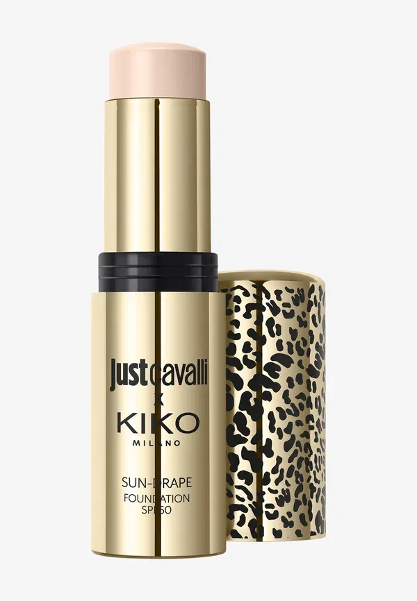Тональный крем-стик Just Cavalli x Sun-Drape SPF 50 - тональный крем 10 г Kiko Milano, цвет 01 vanilla desert