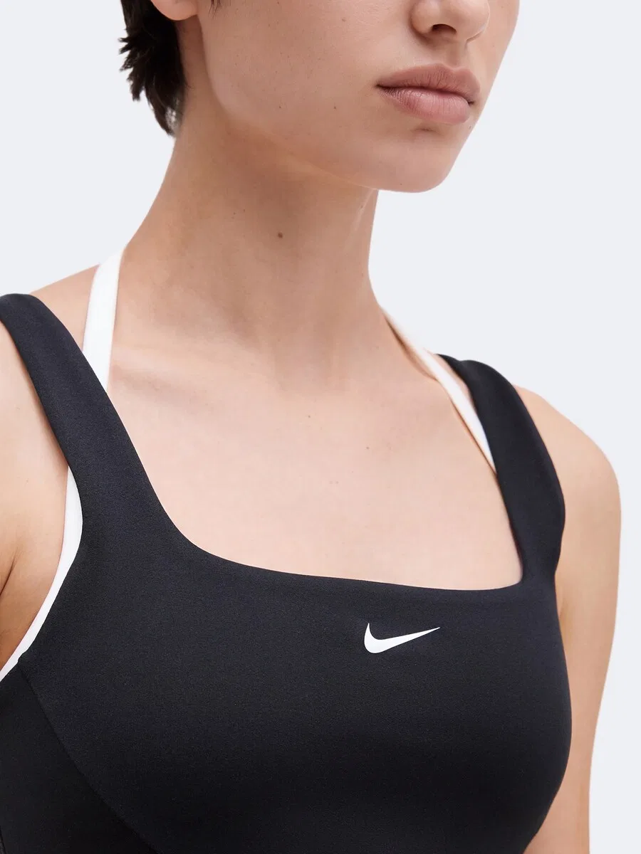 Спортивный бюстгальтер NIKE Bralette, черный — фото 3