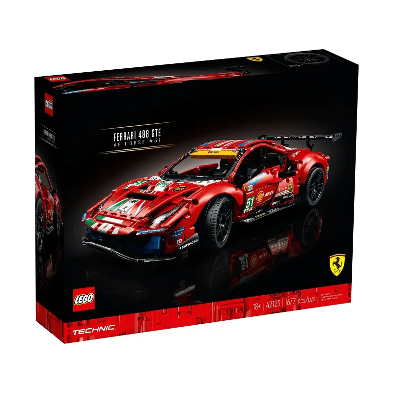Конструктор Ferrari 488 GTE AF Corse 42125 LEGO Technic