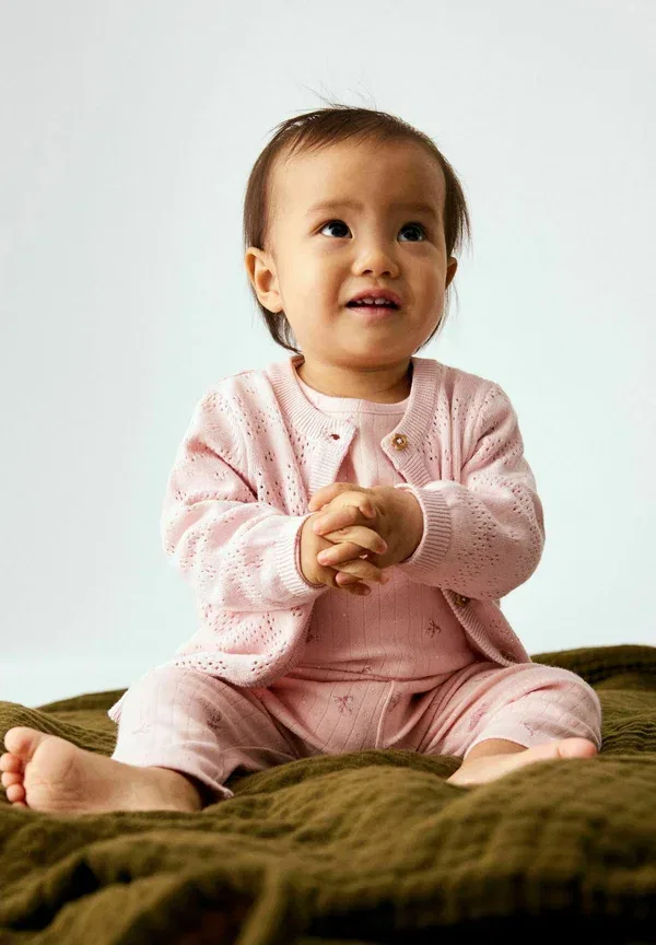 Кардиган хлопковый Knitted cardigan regular fit Name It, Lotus