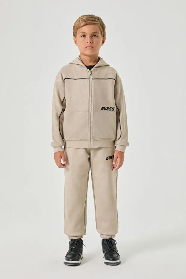 Детское худи для мальчиков с капюшоном Guess, Beige