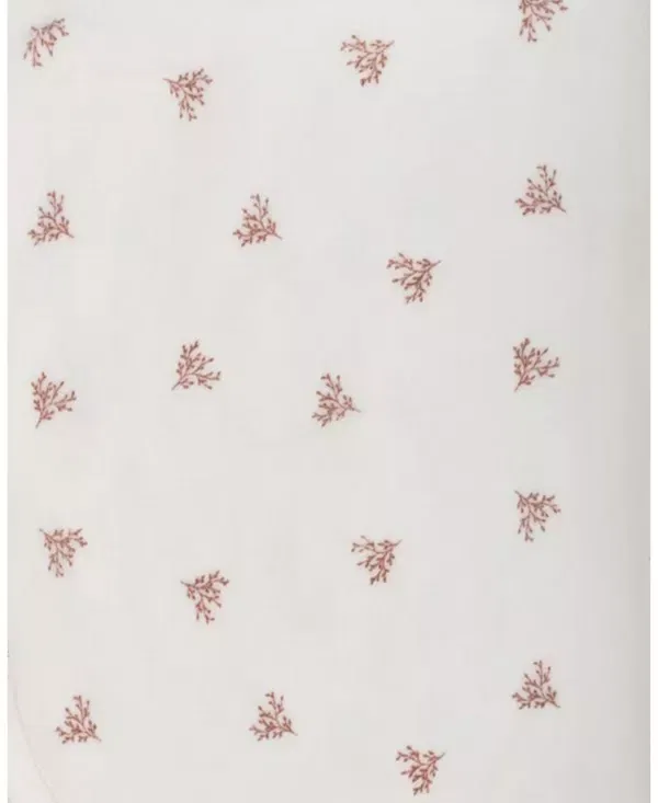 Детский комбинезон с принтом Unisex velour leaf pattern collection footie - baby Ely'S & Co., Ivory Girl — фото 2