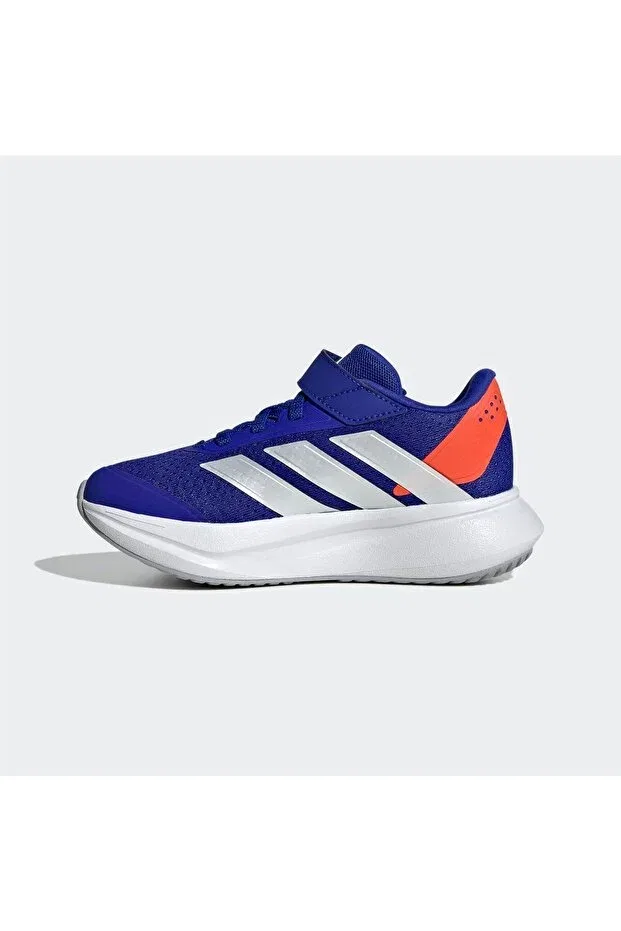 Детские кроссовки для девочек с липучкой Duramo sl2 el c Adidas, Blue - White - Red — фото 4