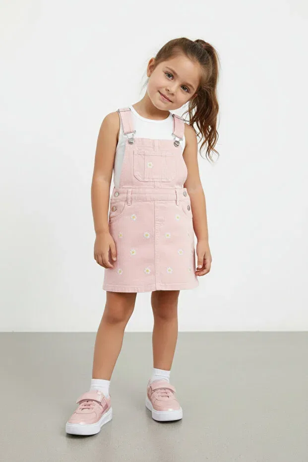 Детские туфли для девочек кожаные Rolly single velcro leather Kids A More, Pink — фото 4