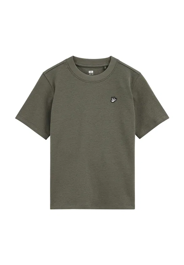 Футболка хлопковая We Fashion Olive Green, зеленый