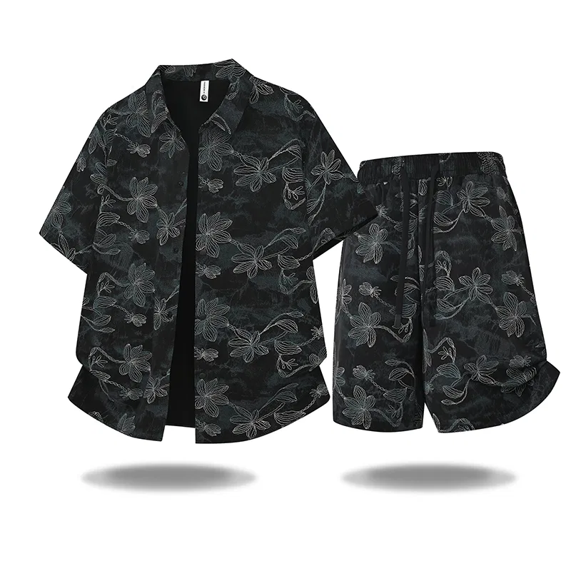 Детский комплект спортивной одежды с отложным воротником Casual Sportswear Unisex Lapel Moderate Sugarfunk, Upgraded Black — фото 4