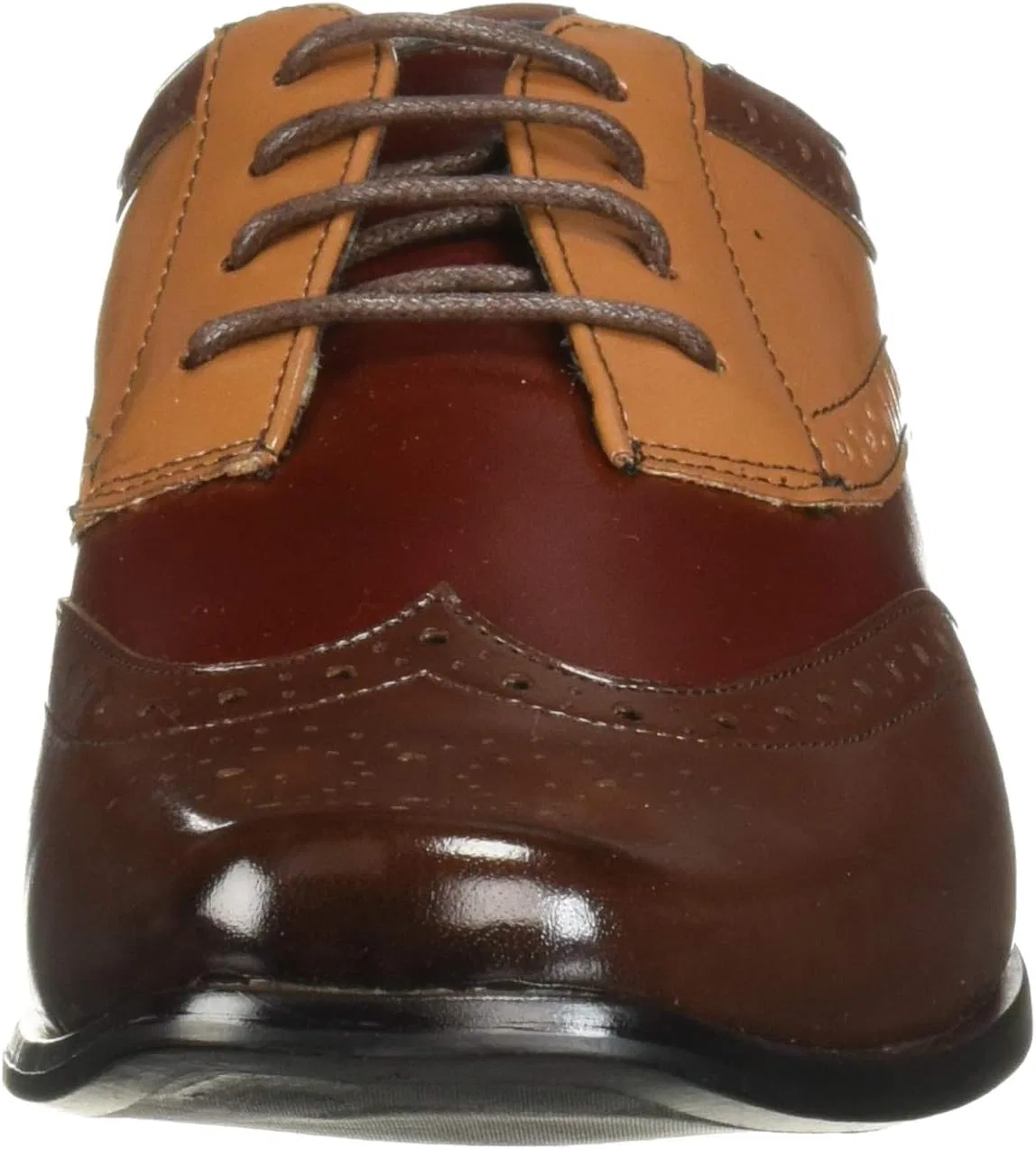 Детские оксфорды на шнуровке Tinsley Stacy Adams, Brown/Multi — фото 2