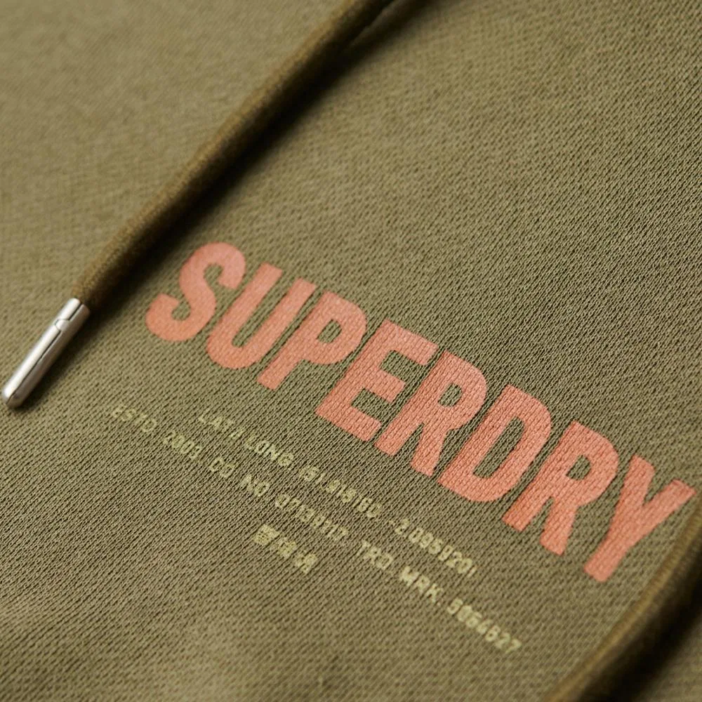 Мужской свитшот с капюшоном Utility Superdry, Grun — фото 3
