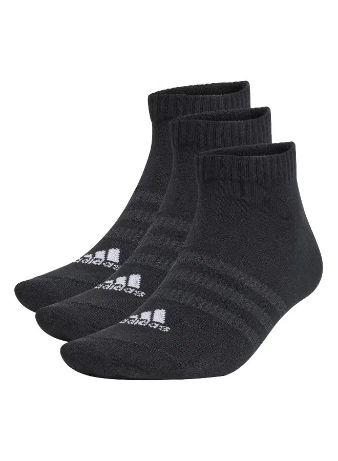 Носки низкие 3 пары Adidas, черный