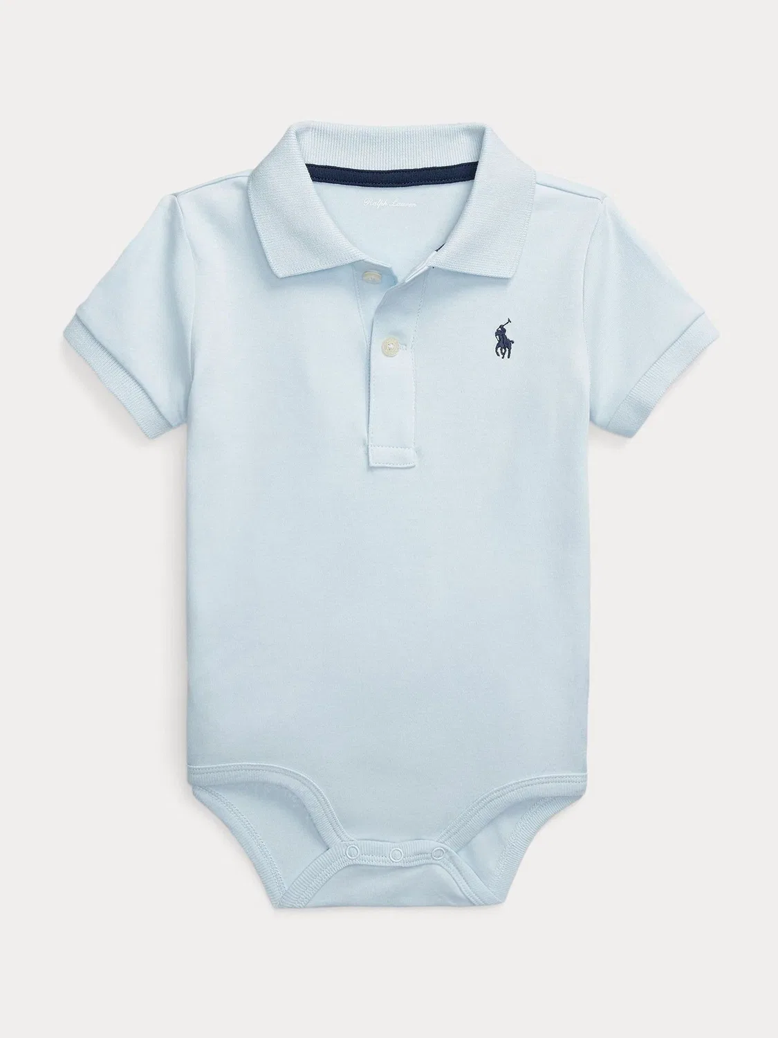 Поло-боди для малышей Polo Ralph Lauren, светло-голубой