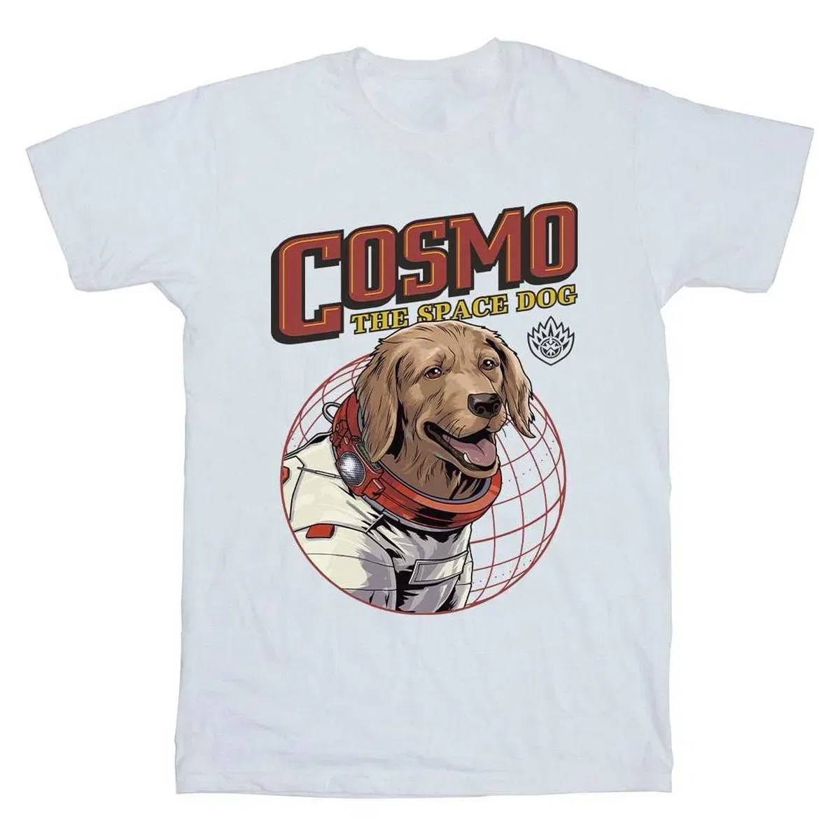 Футболка с принтом Cosmo the Spacedog Guardians Of The Galaxy Volume 3, White