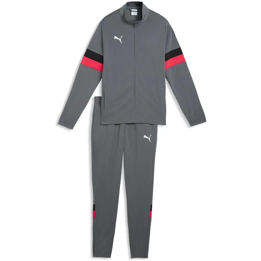 Детский спортивный костюм для мальчиков с контрастным принтом Puma IndividualRISE, Grey