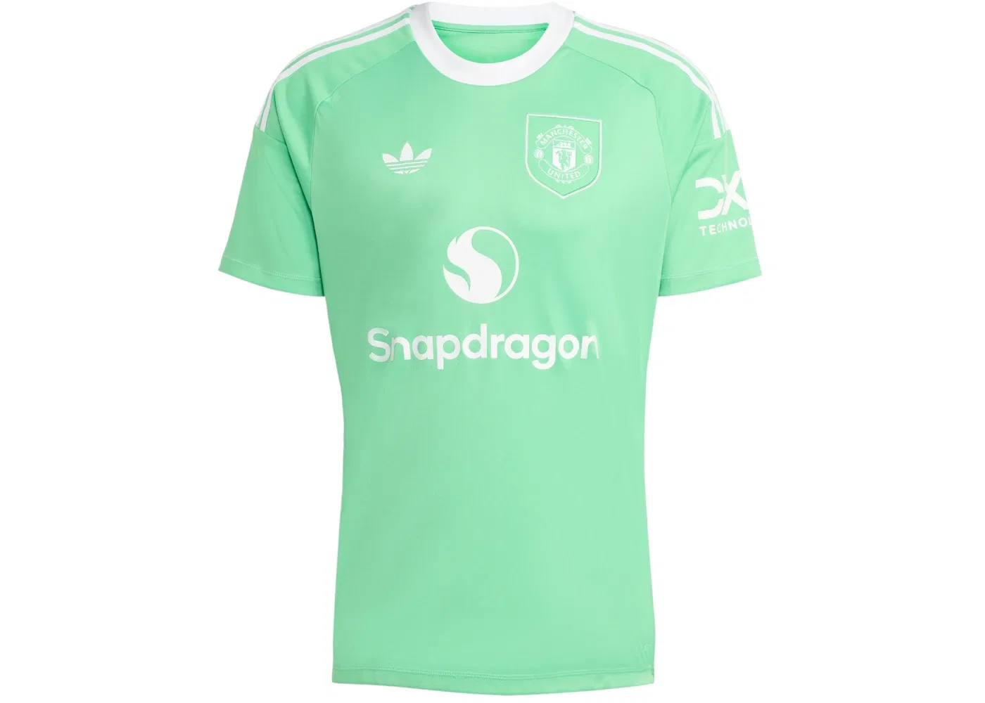 Мужская джерси с длинным рукавом Jersey Adidas, Manchester United Semi Screaming Green