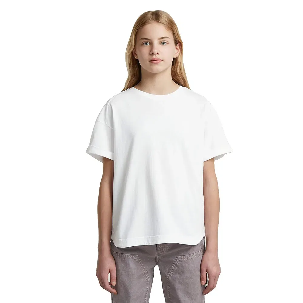 Детская футболка с коротким рукавом G-Star, White