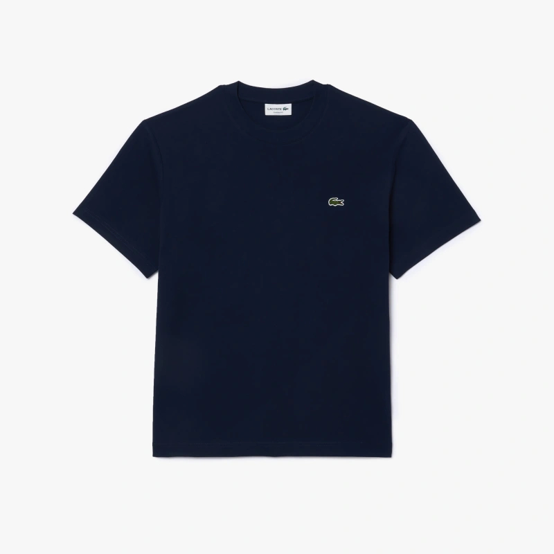 

Футболка Lacoste Logo-Patch Cotton, темно-синий