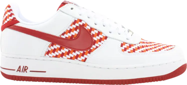 

Кроссовки Nike Air Force 1 Premium, бело-красный