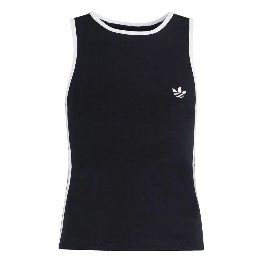 Майка ADIDAS ORIGINALS Top 'Adicolor' черного цвета