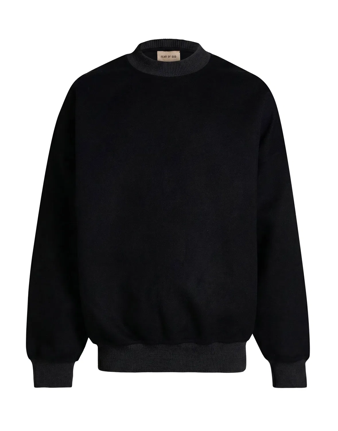 Мужской свитшот из войлока Fear Of God, черный
