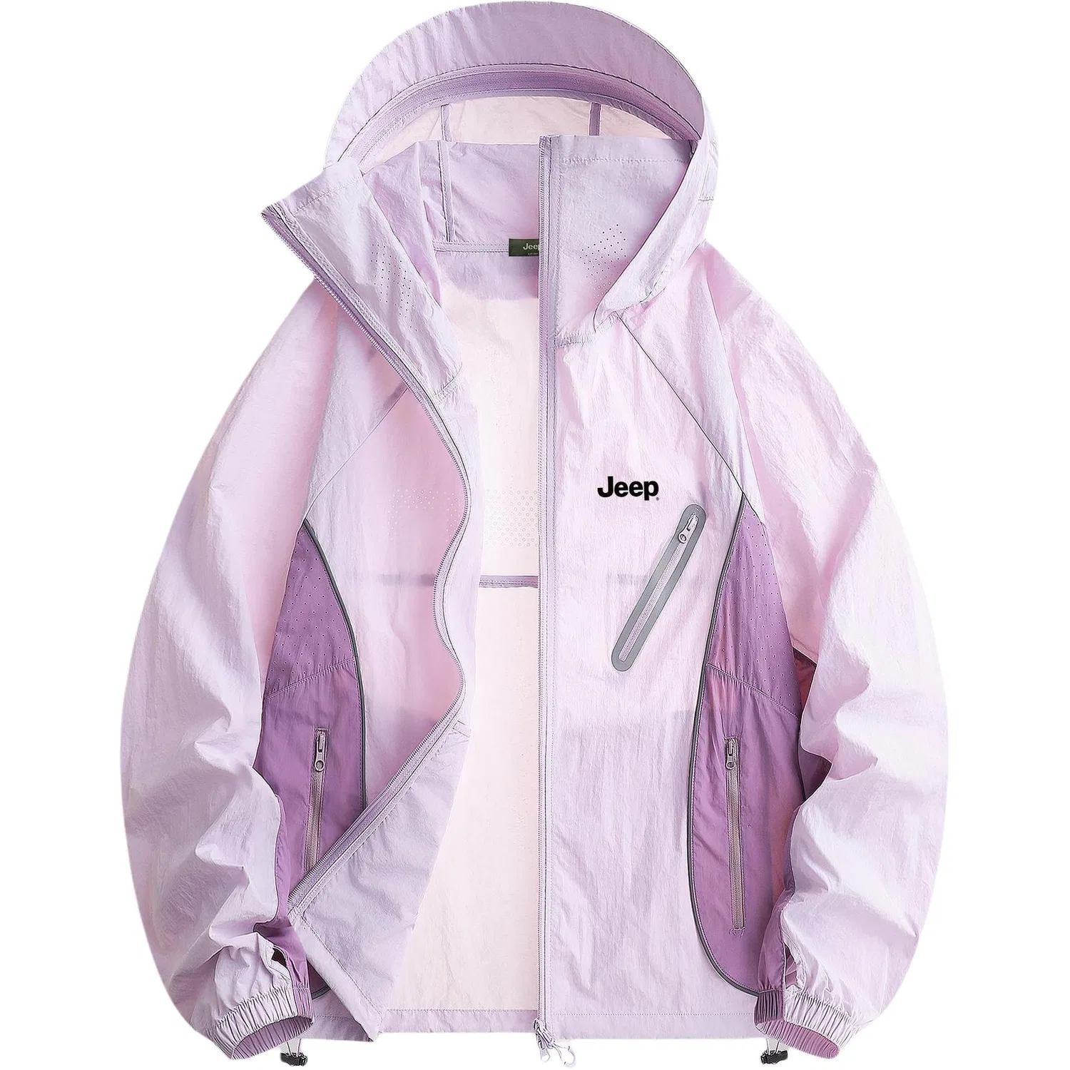 Детская ветровка с капюшоном из солнцезащитной коллекции Jeep Ice Peak, Lilac