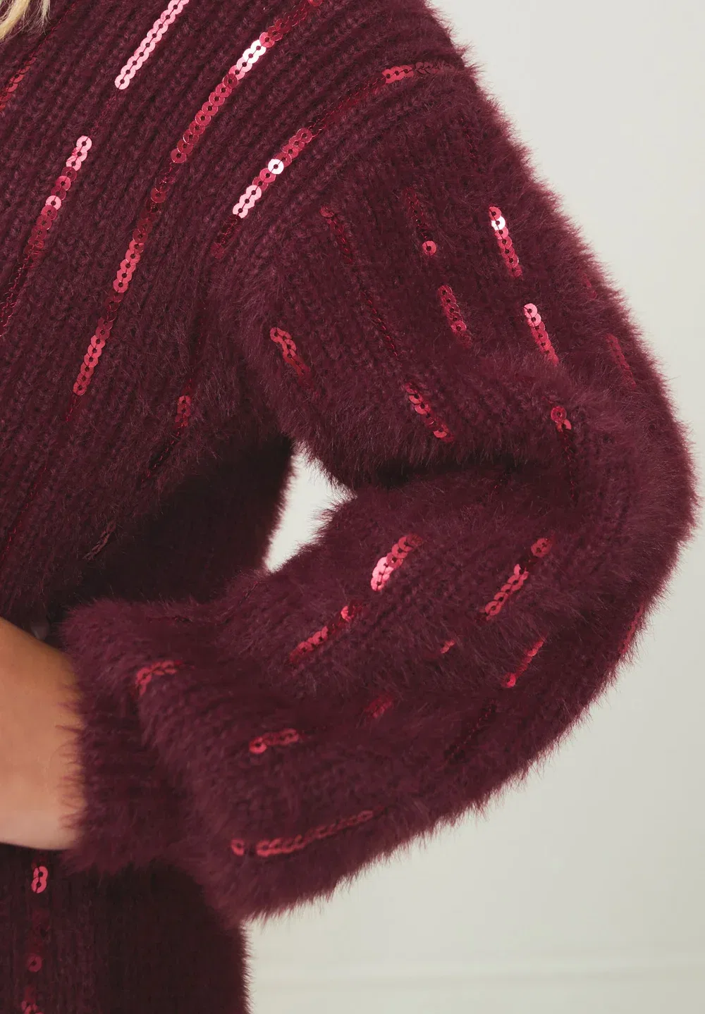 Платье-Свитер Next, Burgundy Red — фото 2