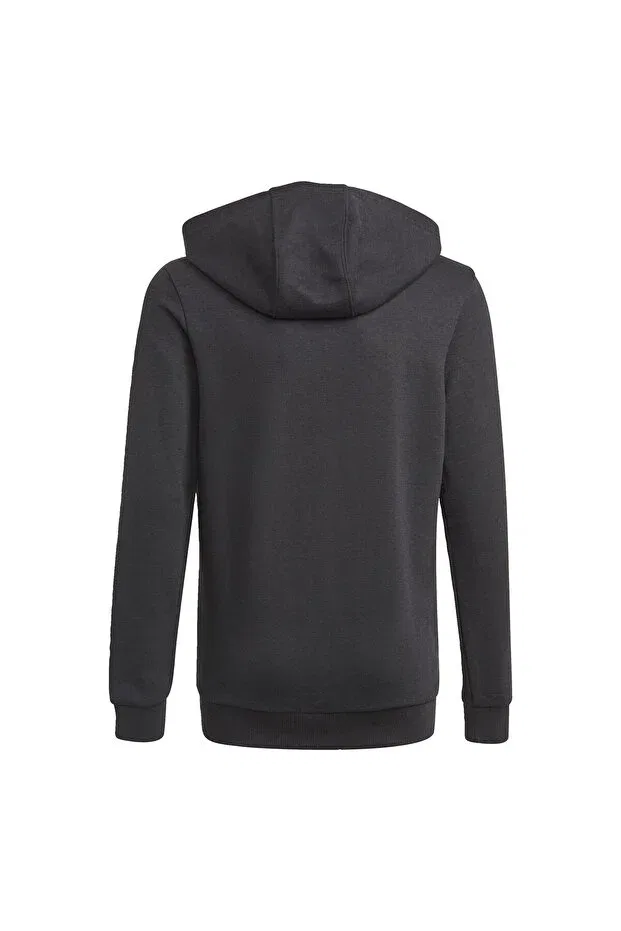Детское худи для девочек с принтом Essentials Adidas, Black — фото 4