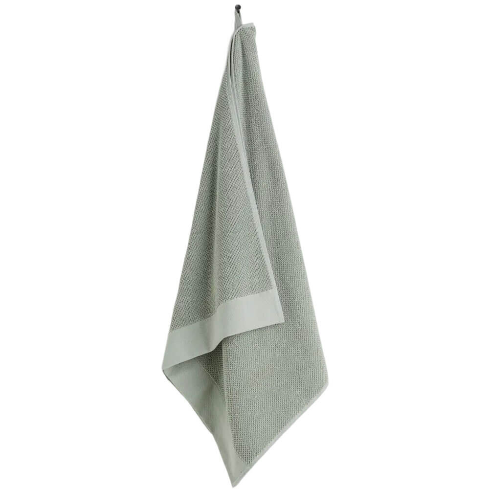 

Банное полотенце H&M Home Cotton Terry, светло-зеленый