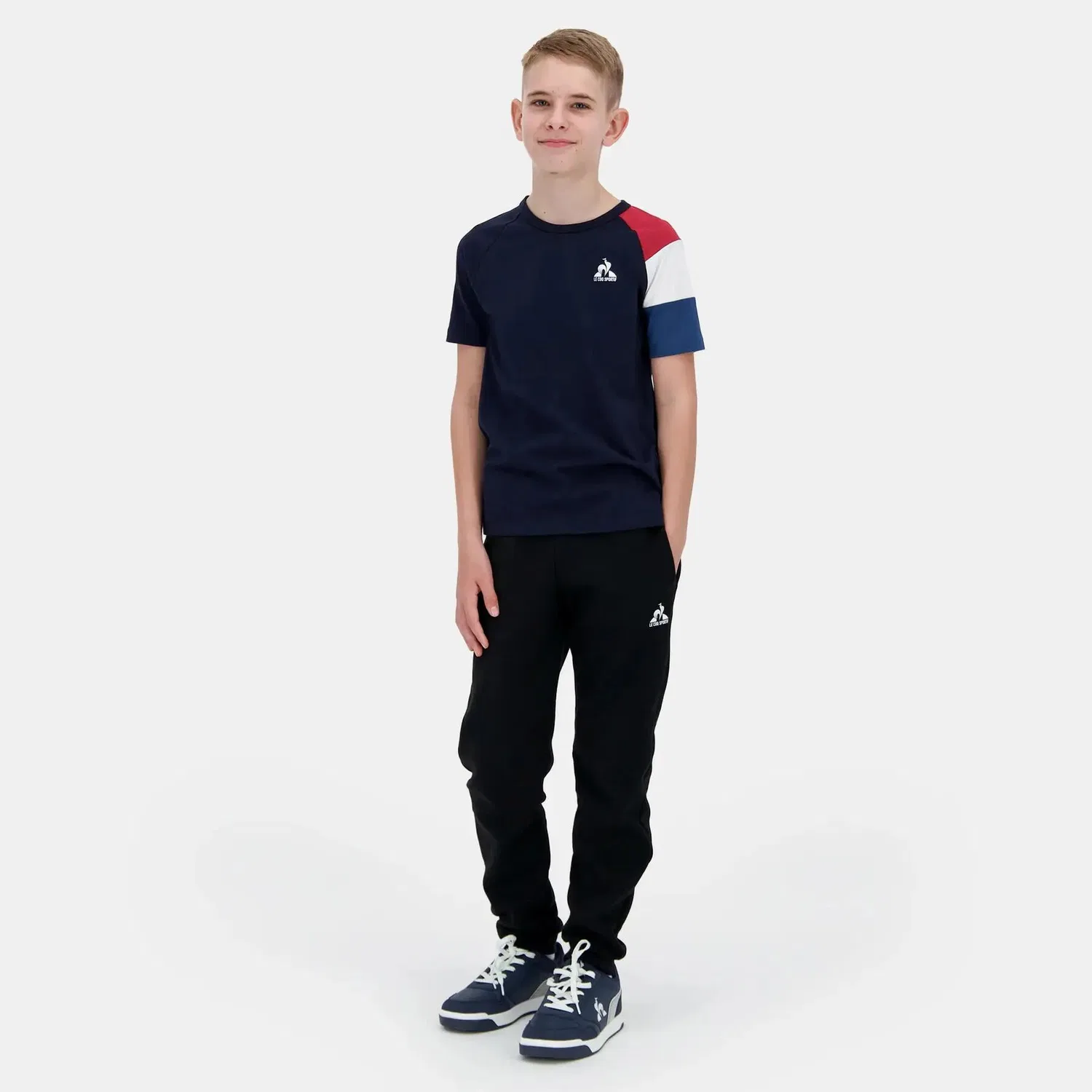 Детская футболка с принтом Le Coq Sportif N°1, Цвет BLAU — фото 4