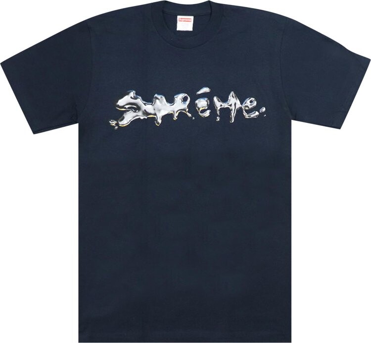 

Футболка Supreme Liquid Tee 'Navy', синий