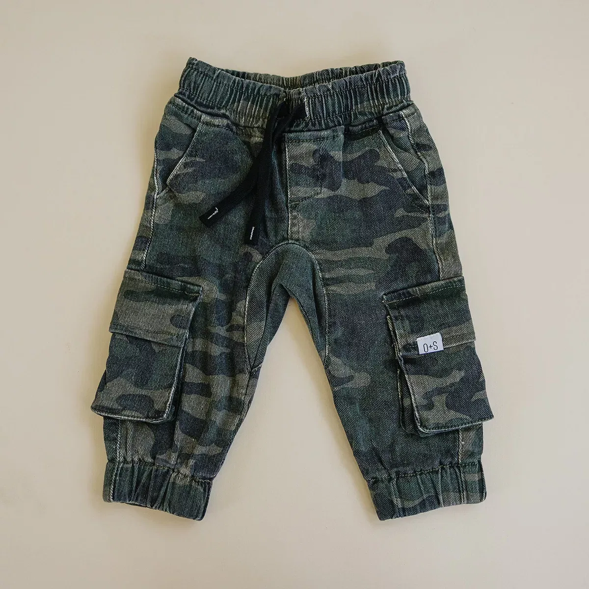 Детские джинсы карго для девочек свободного кроя Wes Olive + Scout, Camo