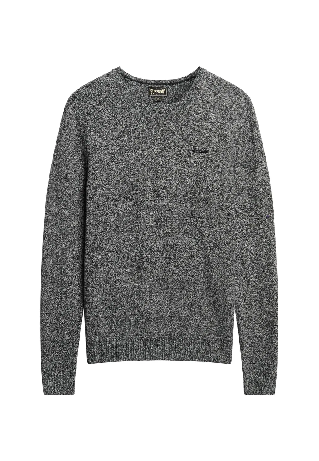 Мужской джемпер с длинным рукавом Essential Slim Fit Superdry, 2-Dark Charcoal Jasper