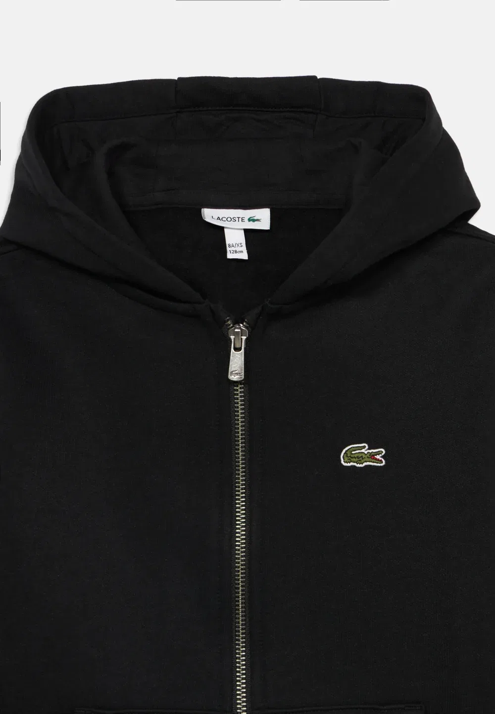 Толстовка на молнии Core унисекс - свитшот на молнии Lacoste, Noir — фото 3