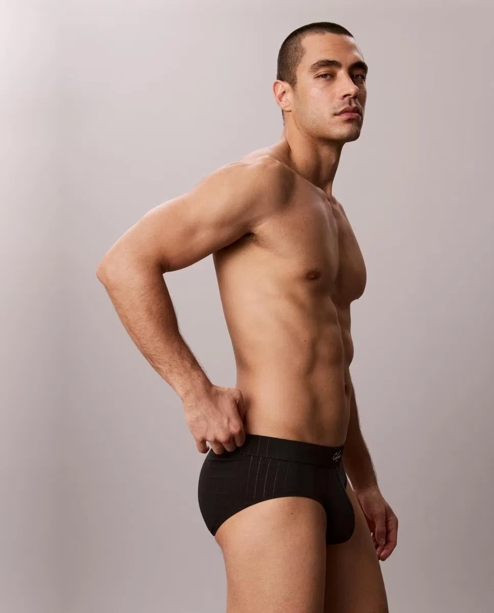 Мужские трусы, Slip, Calvin Klein, черный — фото 4