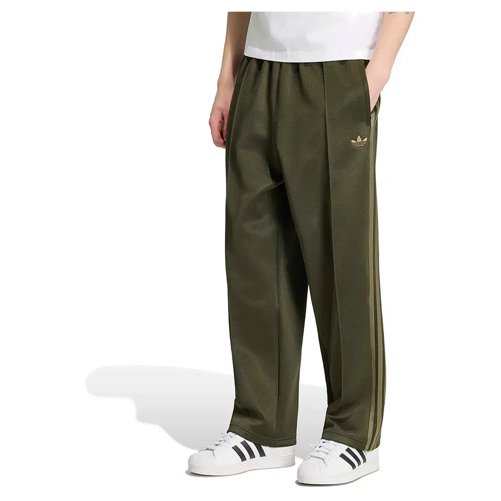 Брюки свободные Adicolor Spacer Baggy Track Adidas Originals, зеленый