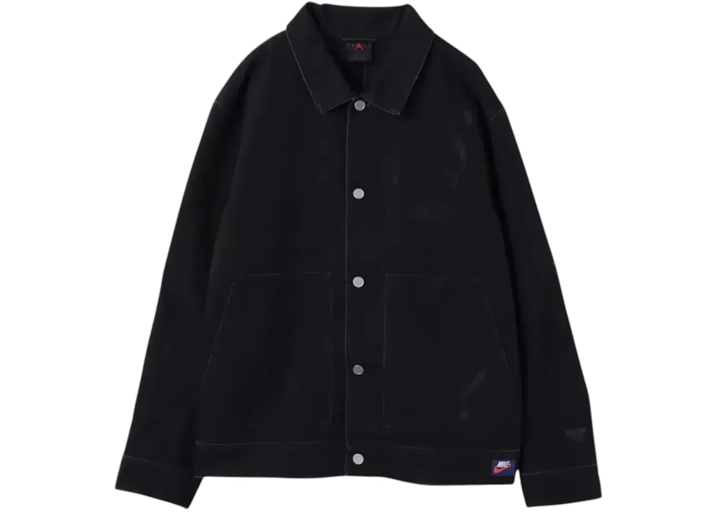 Мужская куртка-джинсовка с принтом Jordan Air Jordan Rare Air Chicago Denim Fleece Jacket Black, Black