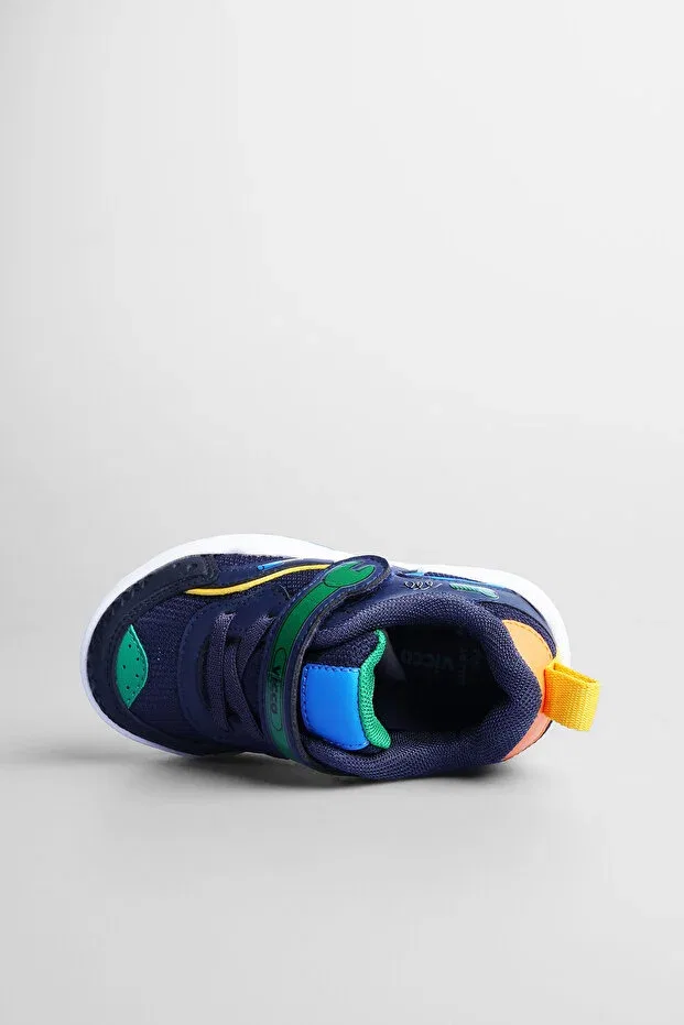 Детские ортопедические ботинки на липучках Vicco, Navy Blue — фото 4
