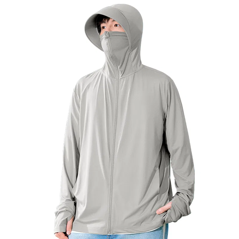 Детская одежда для защиты от солнца UPF100+ с широкими полями, MINISO, Light Gray