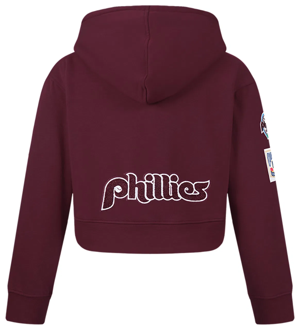 Худи женское Philadelphia Phillies Classic Flc Fz Pro Standard, цвет Wine — фото 2