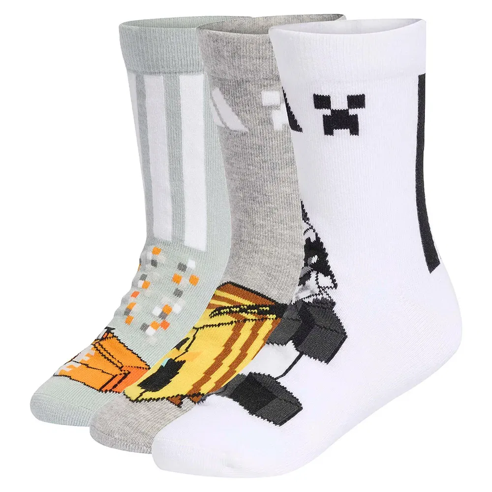 Носки Adidas Minecraft crew socks, мультиколор