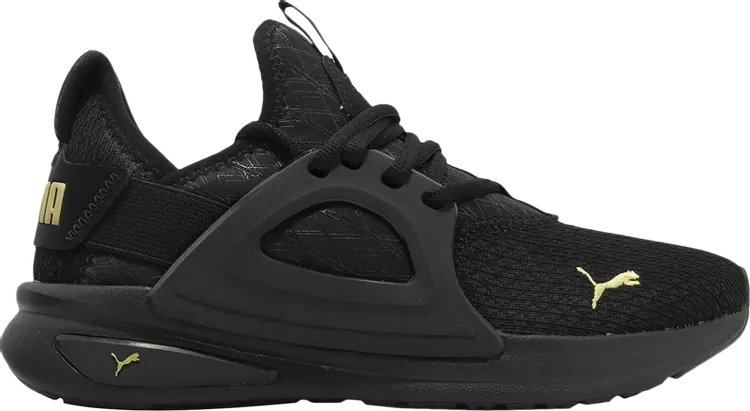 

Кроссовки Puma Wmns Softride Enzo Evo Metallic - Black Gold, черный