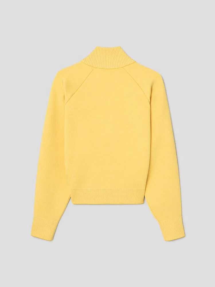 Кардиган вязаный оверсайз Le Cardigan Lavande JACQUEMUS, Yellow — фото 2