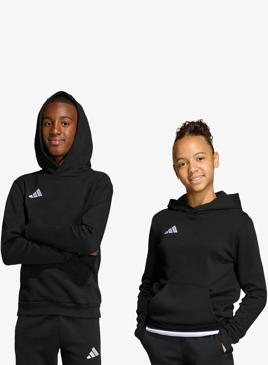 Худи с капюшоном Entrada 26 Adidas, черный