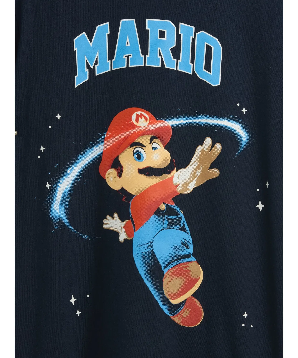 Детская футболка с принтом Super Mario GAP, Navy — фото 3