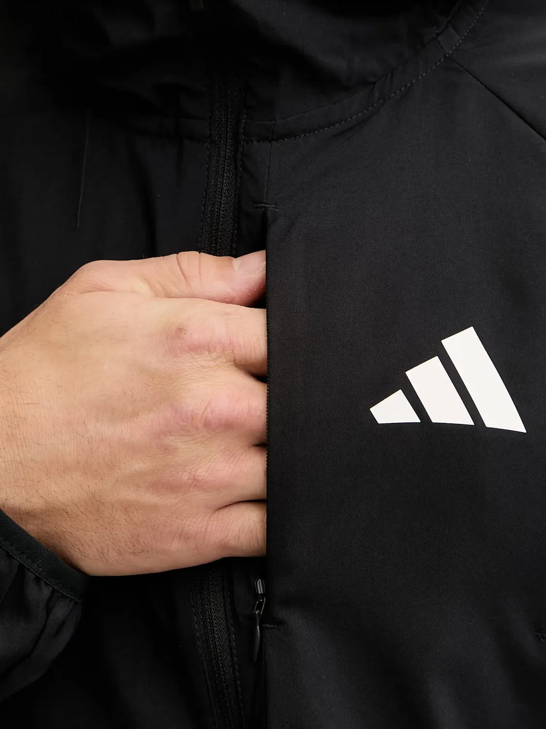 Куртка Adi365 с капюшоном, черная Adidas, черный — фото 4