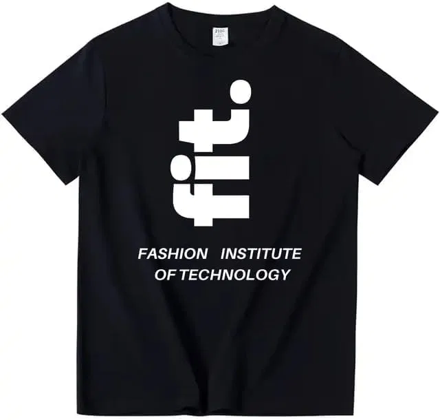 Футболка с буквенным принтом Fashion Institute, Black — фото 4